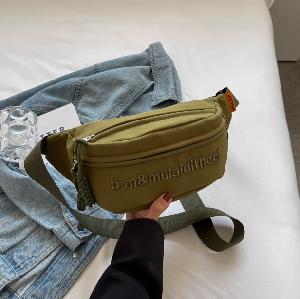 Sac bandoulière en toile polyvalent et décontracté à une épaule ED0125