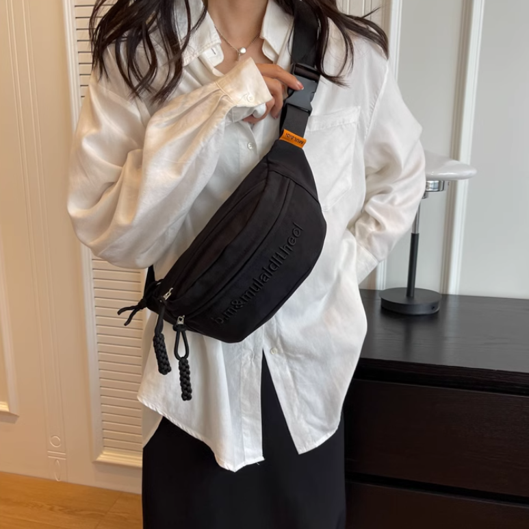 Sac bandoulière en toile polyvalent et décontracté à une épaule ED0125