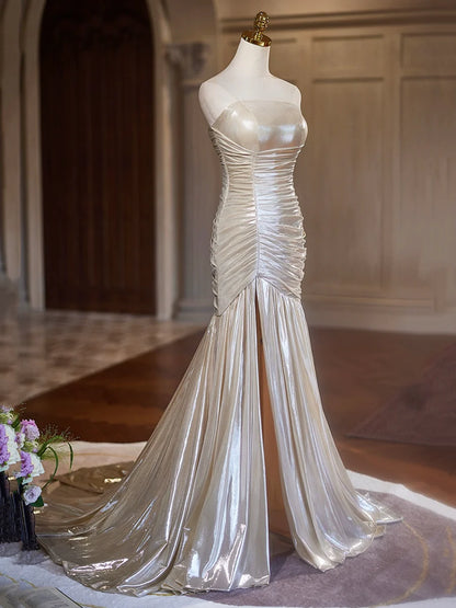 Robe de bal longue bustier style sirène, magnifique robe de soirée ED01266