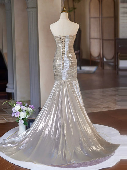 Robe de bal longue bustier style sirène, magnifique robe de soirée ED01266