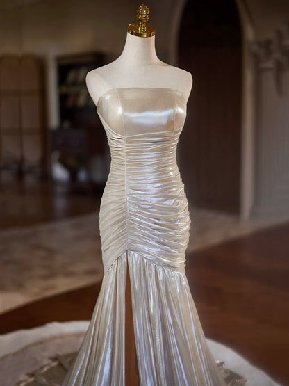 Robe de bal longue bustier style sirène, magnifique robe de soirée ED01266