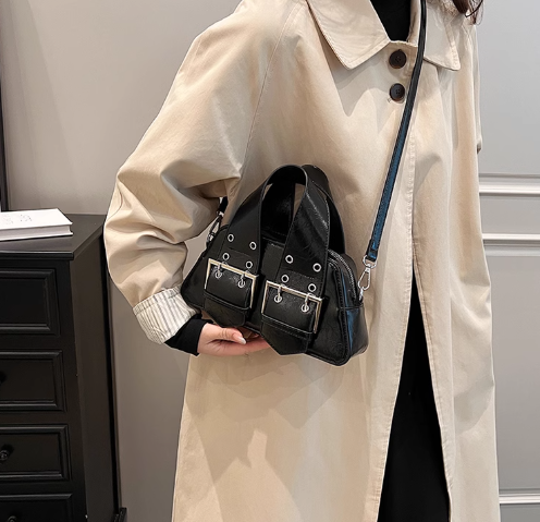 Sac à bandoulière style moto, style fille, mignon et cool, ED01299