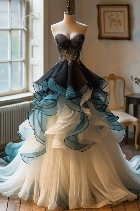 Lovely A Line One Shoulder Tulle Sequin Long Prom Dress,Formal Dress