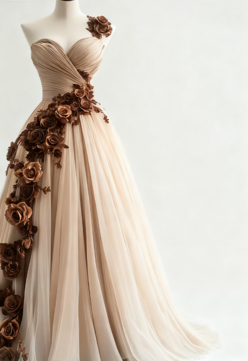 ElegantA-line Sweetheart Quinceañera Dress Tulle Applique Ball Gown Long Prom Dress Wedding Dress ED01491