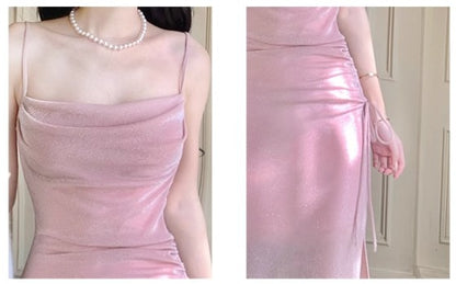 Magnifique robe moulante à bretelles spaghetti, sans manches, robe de bal, robe de bal Quinceañera, ED01757