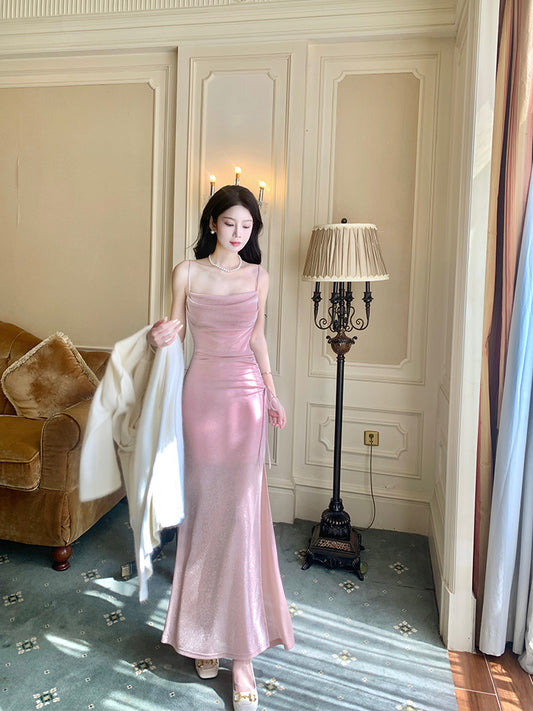 Magnifique robe moulante à bretelles spaghetti, sans manches, robe de bal, robe de bal Quinceañera, ED01757