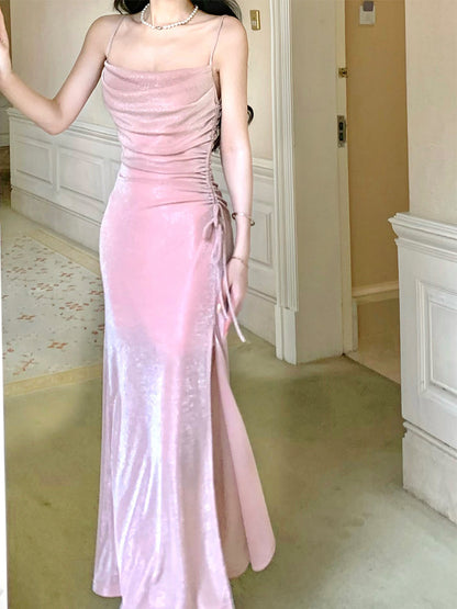 Magnifique robe moulante à bretelles spaghetti, sans manches, robe de bal, robe de bal Quinceañera, ED01757