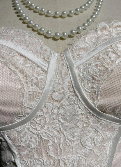 Robe de bal longue rose clair, style sirène, sans bretelles, en tulle et dentelle, décolleté en cœur, robe de soirée ED01762