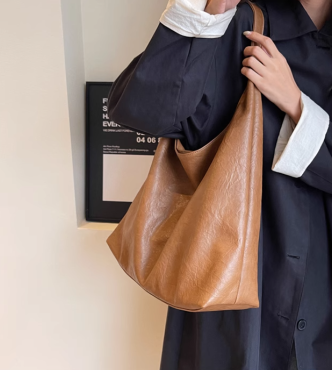 Herbst und winter mode einfache high-end-schulter tasche casual vielseitig große kapazität tote tasche ED0176