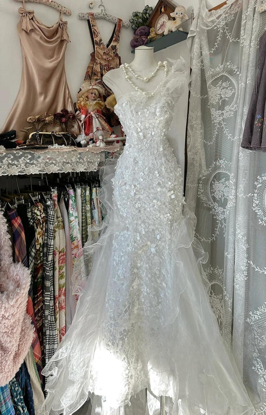Beautiful Evening Dress, Beautiful Wedding Dress, Elegant Prom Dress