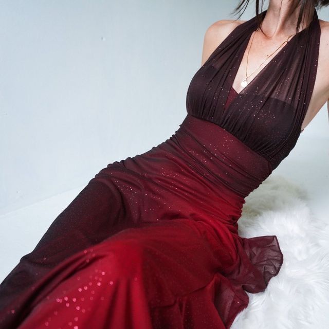 Elegant Green Formal Dresses, V-neck Sheath Glitter Birthday Dresses, Chiffon Retro Backless Party Dresses  ED01921