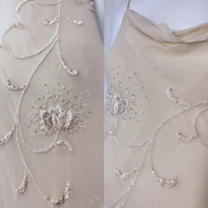 🫧Y2K Fairytale White Chiffon Short Prom Dress Vintage Applique Beading Party Dresses  ED01930