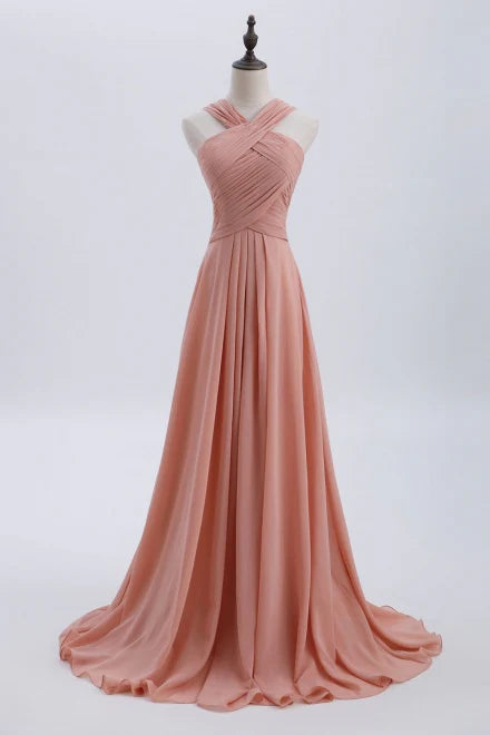 🩷Glamouröses, errötendes rosa Ball- und Hochzeitskleid – Chiffon-Abendkleid für Sweet 16-Abendfeiern und Quinceanera ED01931