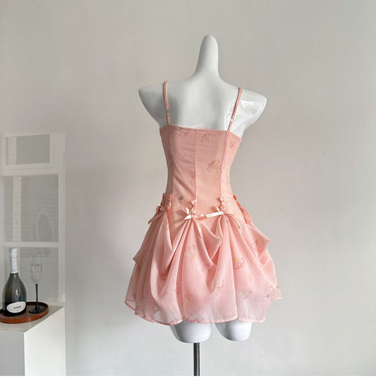 Süßes rosa kurzes Ballkleid mit verschiedenen Stilen für Geburtstag und Party ED01938