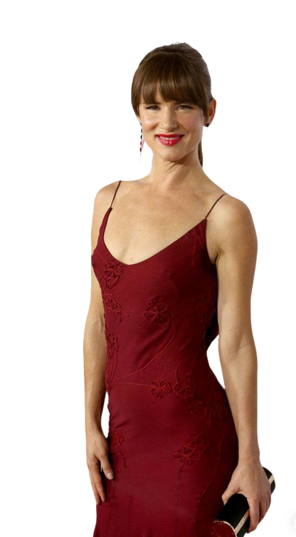 Elegant Burgundy Spaghetti Straps Mermaid Backless Chiffon Long Prom Dress ED01978