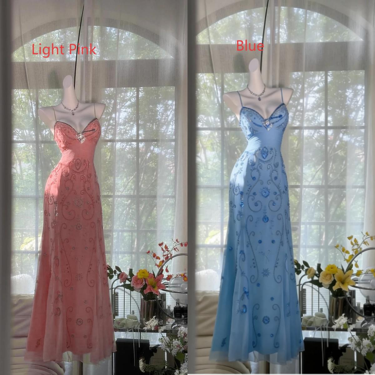 Superbe robe de bal longue jaune beurre à bretelles spaghetti, coupe trapèze, en tulle et perles, dos nu, ED02094