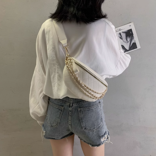 Sac banane texturé à chaîne ED0211
