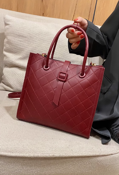 Sac à main rouge tendance à bandoulière ED0212