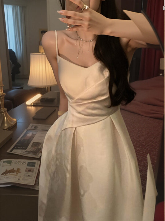A-Linien-Unterkleid aus französischem Satin ED0226