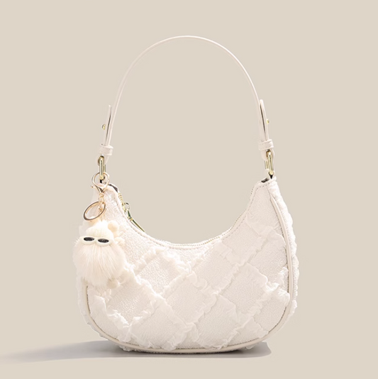 Sac bandoulière polyvalent haut de gamme en forme de croissant ED0244