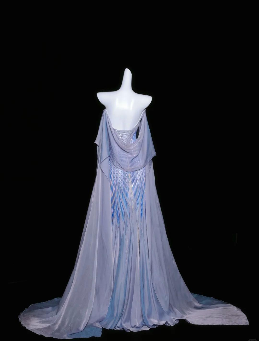 Robe de soirée élégante en satin gris violet, décolleté en cœur, style sirène, ED02456