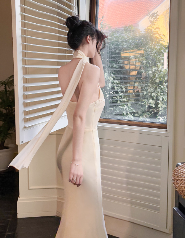 Elegant Asymmetric Neck Chiffon Bodycon Party Dress Short Prom Dresses ED02523