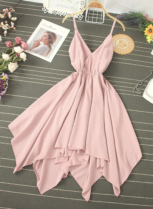 Rosa Kurzes Ballkleid Cocktailkleid ED0257