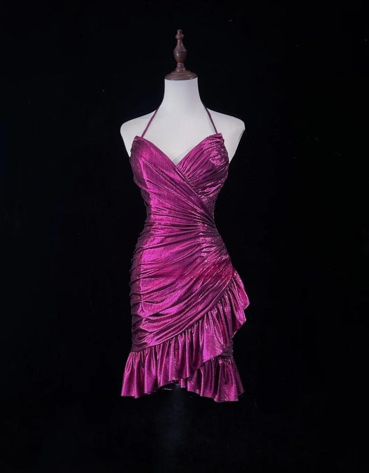 Wunderschönes dunkelolivgrünes herzförmiger Ausschnitt A-Linie Satin Tüll Kurzes Ballkleid Homecoming-Kleid ED02575