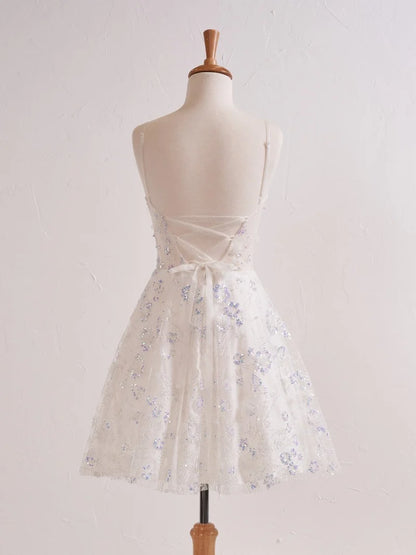 Wunderschönes dunkelolivgrünes herzförmiger Ausschnitt A-Linie Satin Tüll Kurzes Ballkleid Homecoming-Kleid ED02575