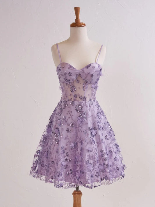 Wunderschönes dunkelolivgrünes herzförmiger Ausschnitt A-Linie Satin Tüll Kurzes Ballkleid Homecoming-Kleid ED02575