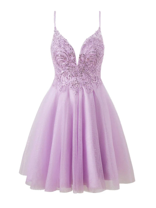 Wunderschönes dunkelolivgrünes herzförmiger Ausschnitt A-Linie Satin Tüll Kurzes Ballkleid Homecoming-Kleid ED02575