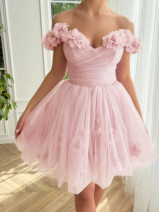 Wunderschönes dunkelolivgrünes herzförmiger Ausschnitt A-Linie Satin Tüll Kurzes Ballkleid Homecoming-Kleid ED02575