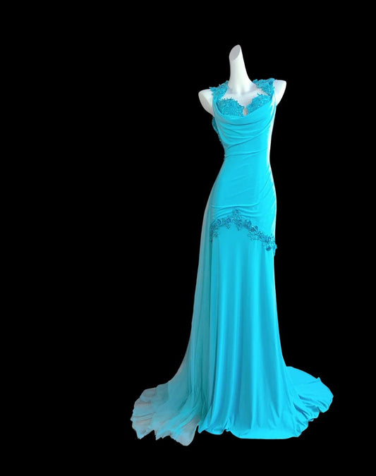 Superbe robe de soirée longue en satin fuchsia, style sirène, sans bretelles, ED02613
