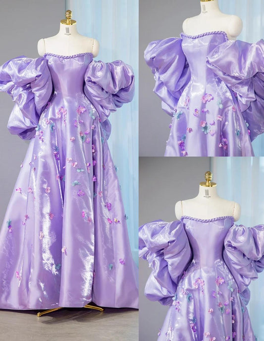 Superbe robe de soirée longue en satin fuchsia, style sirène, sans bretelles, ED02613