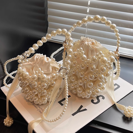 Pearl Chain Mini Crossbody Bag ED0268