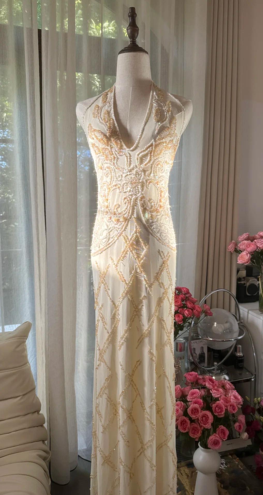 Superbe robe de soirée longue en satin fuchsia, style sirène, sans bretelles, ED02613
