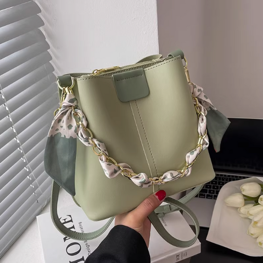 Fashionable versatile handbag shoulder bag bucket bag messenger bag ED0287