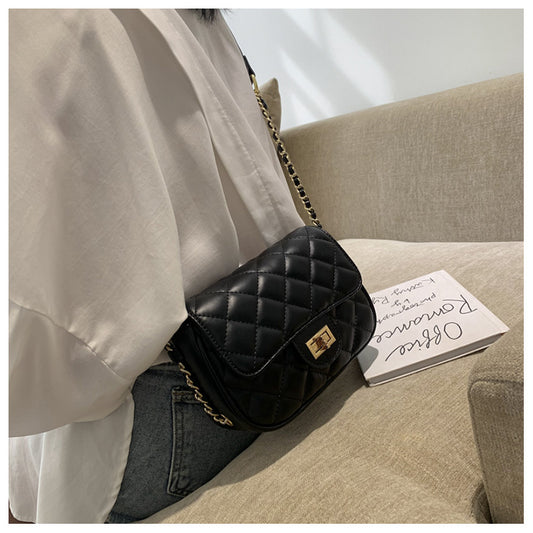 Versatile ins style diamond chain crossbody bag ED0289