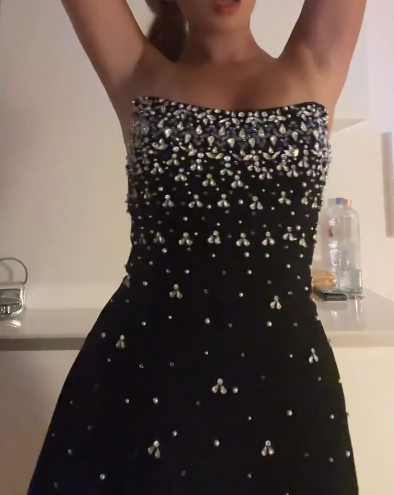 Superbe robe de soirée longue en satin fuchsia, style sirène, sans bretelles, ED02613