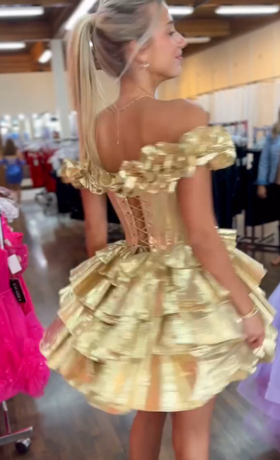 Wunderschönes dunkelolivgrünes herzförmiger Ausschnitt A-Linie Satin Tüll Kurzes Ballkleid Homecoming-Kleid ED02575