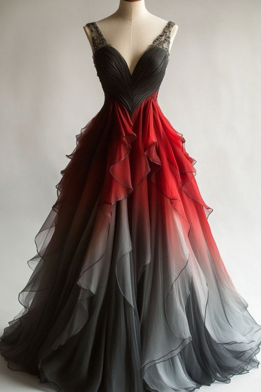 Superbe robe de soirée longue en satin fuchsia, style sirène, sans bretelles, ED02613