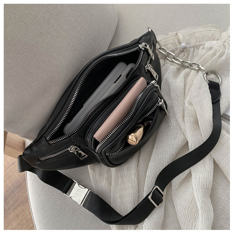 Allgleiches Mini-Kette Umhängetasche Brusttasche Hüfttasche ED0323