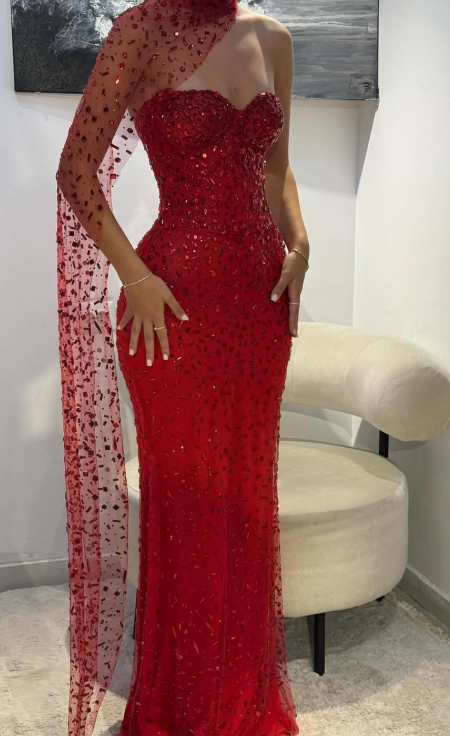 Elegant Green Sheath Strapless Satin Long Prom Dresses, Rhinestone Formal Evening Dresses ED03313