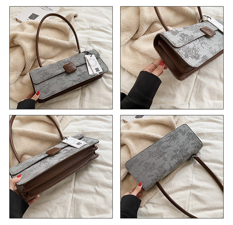 French fashion handbag shoulder bag baguette bag ED0339
