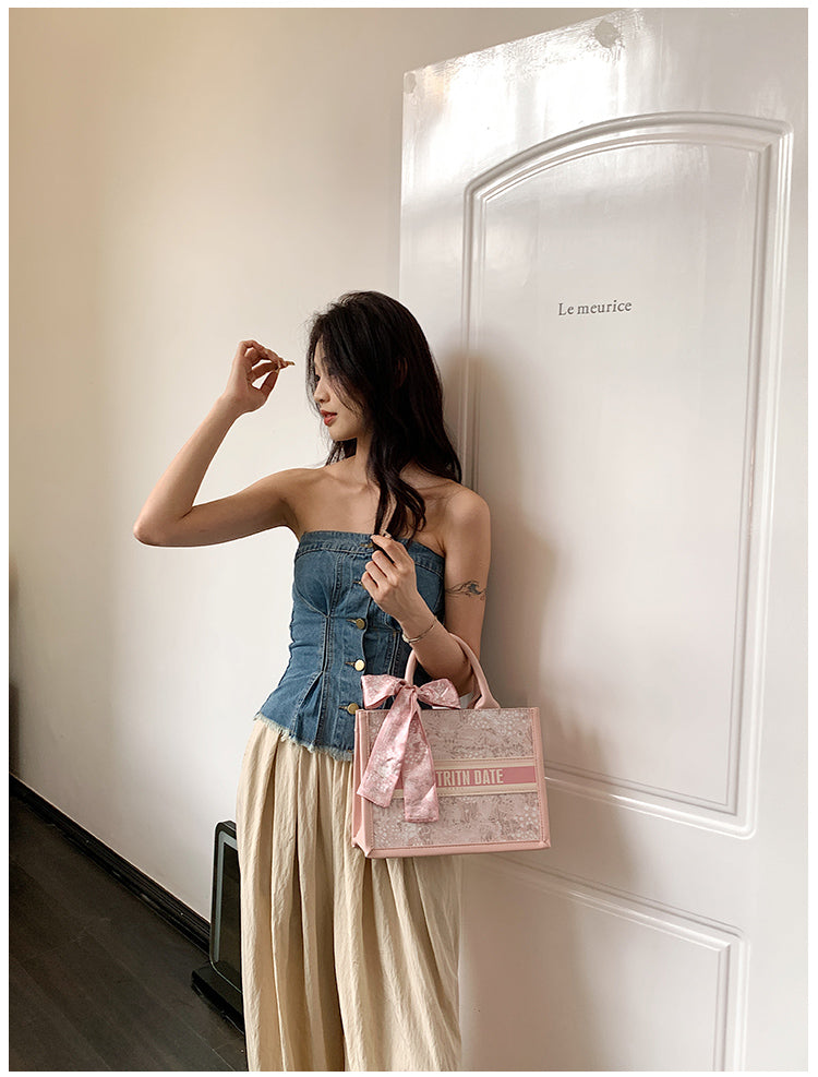 Sac à main bandoulière en toile tendance ED0340