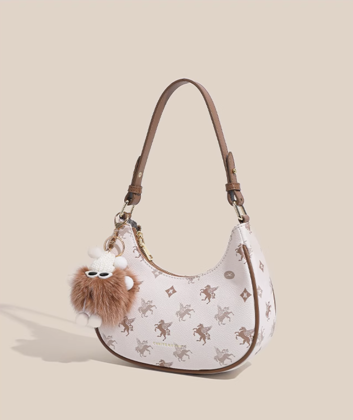 Sac à bandoulière baguette haut de gamme en forme de croissant ED0346