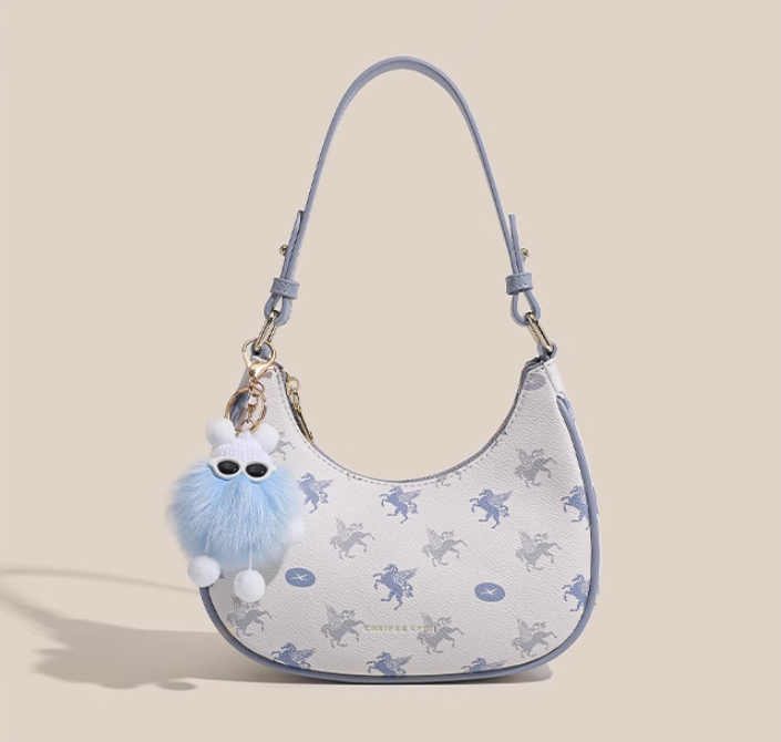 Sac à bandoulière baguette haut de gamme en forme de croissant ED0346