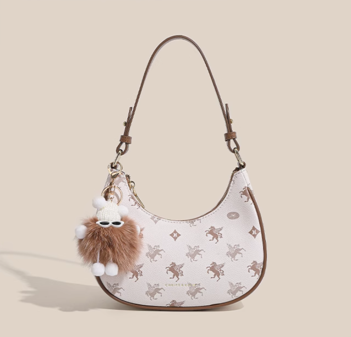 Sac à bandoulière baguette haut de gamme en forme de croissant ED0346