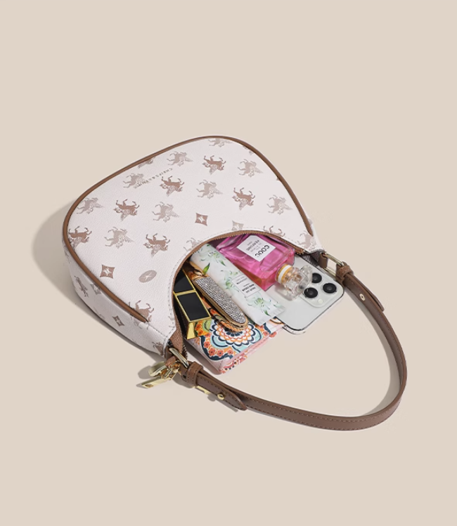 Sac à bandoulière baguette haut de gamme en forme de croissant ED0346
