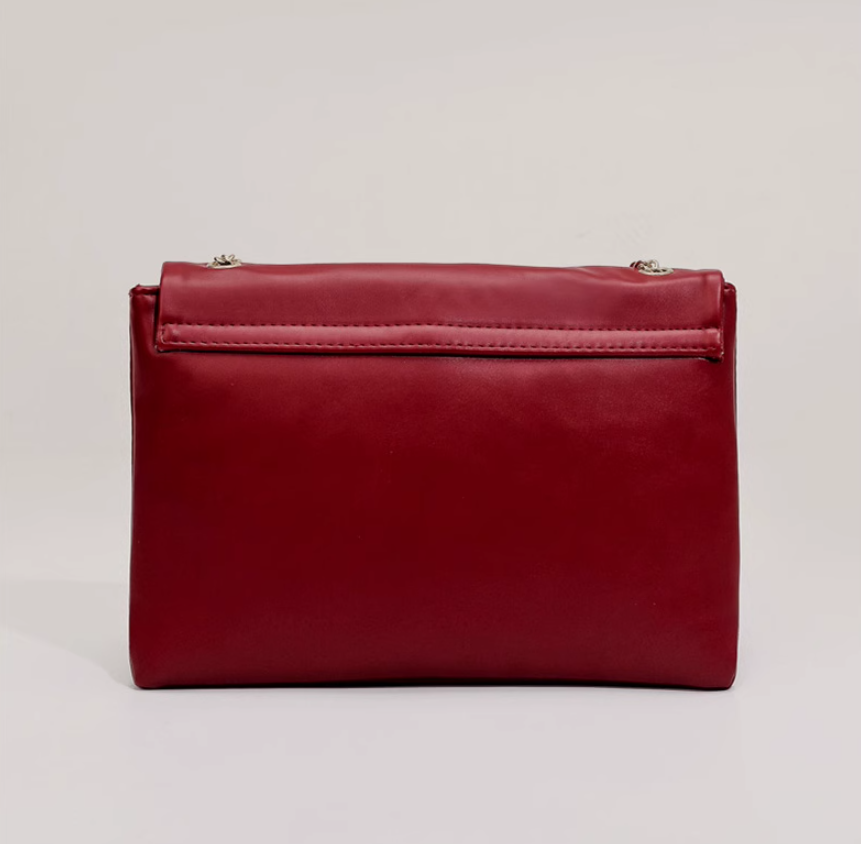 Sac bandoulière chaîne niche rouge ED0347